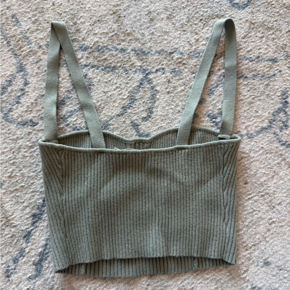 Jonathan Simkai knit bustier crop top size XS - Picture 2 of 3